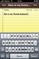 Dvorak keyboard layout