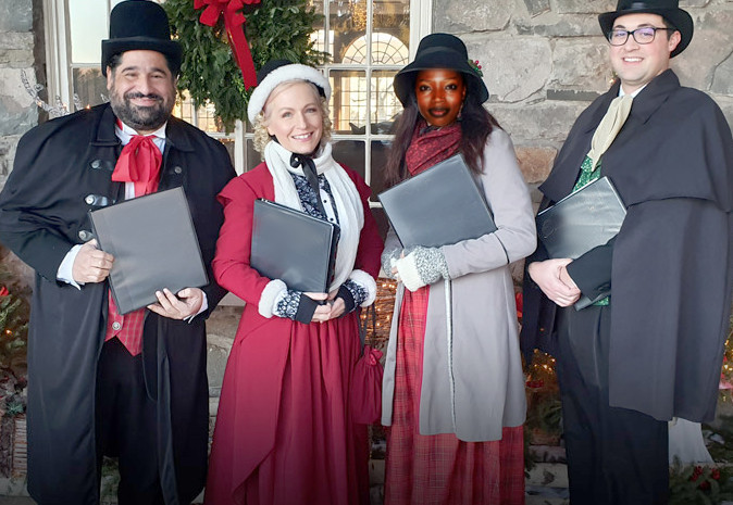 Christmas Carollers in Edmonton