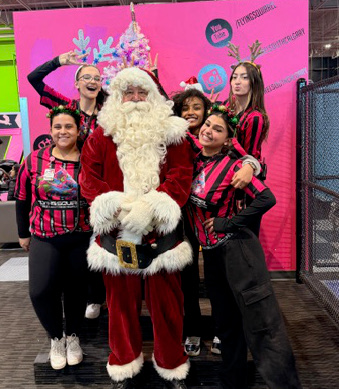 Santa and Mrs Clause in Edmonton